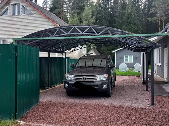 Навес для автомобиля, 5×6